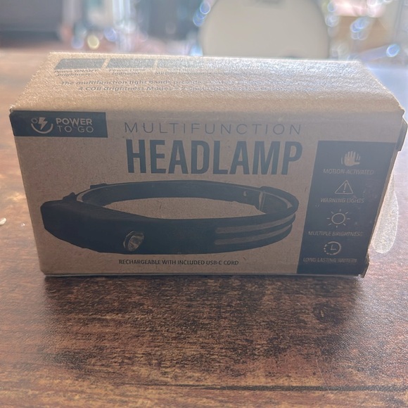 💡 Headlamp Power to Go LED Hands-free rechargeable, Ultra bright & waterproof - Picture 4 of 5